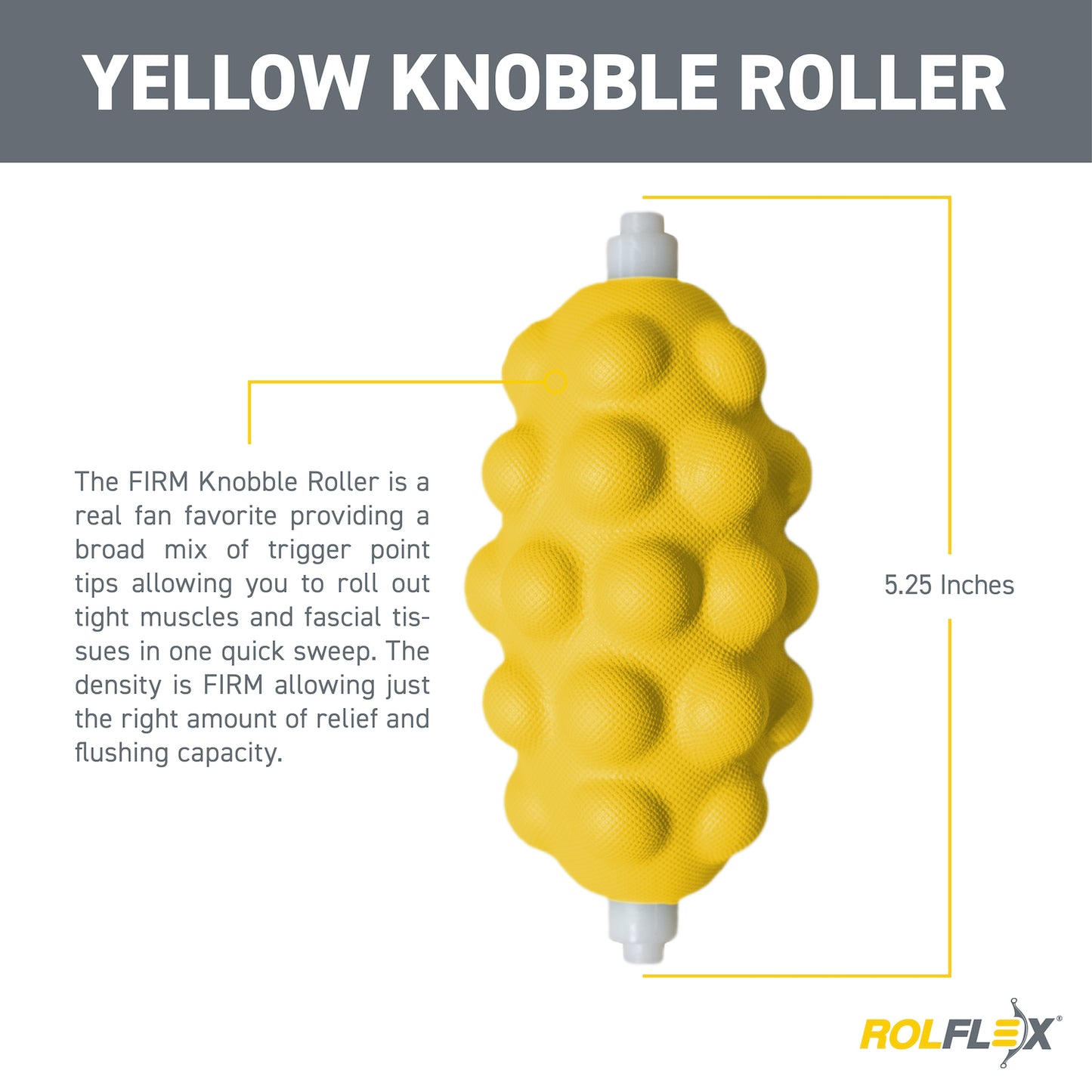 Firm Density Yellow Knobble Roller - The Most Asked for Roller