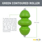 Medium Density Green Contoured Foam Roller